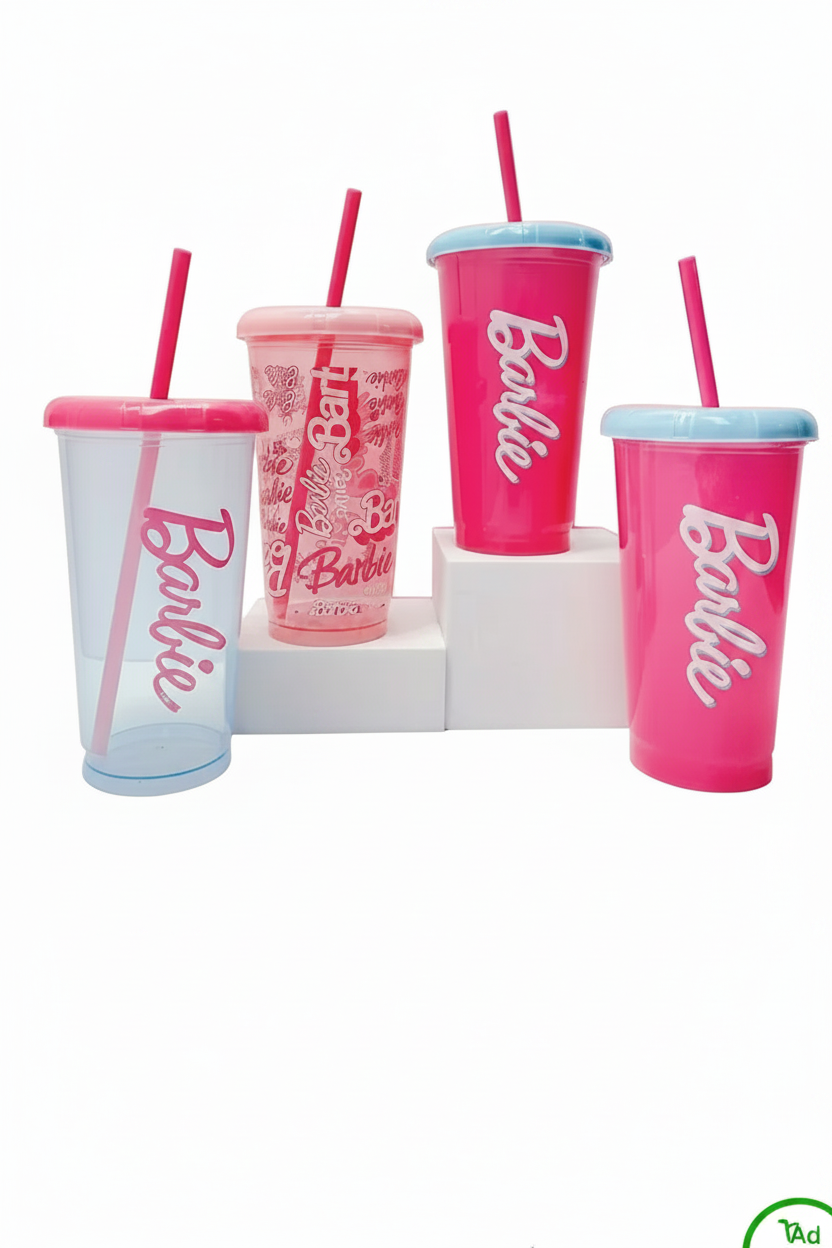 Cute pink Barbie Cup set