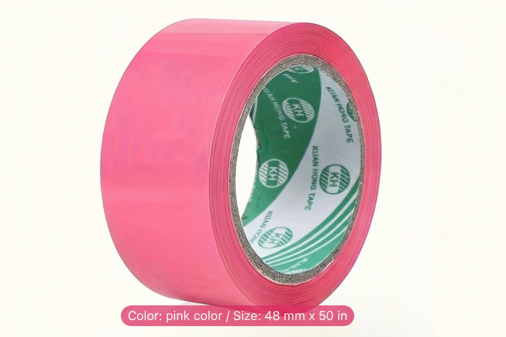 Pink Roll Of Packing Tape