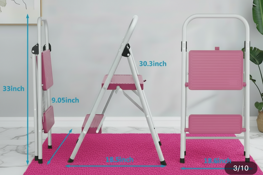 Cute Pink Step Stool