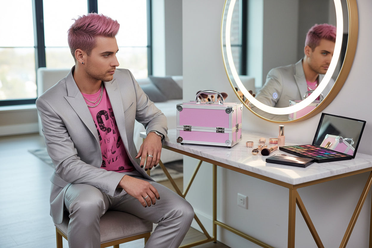 Baby Pink Makeup Box