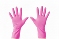 Hot Pink Nitrile gloves