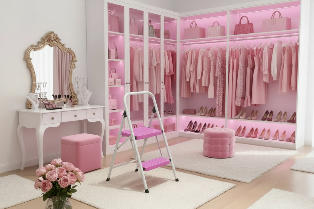 Cute Pink Step Stool
