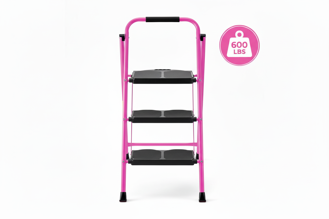 Heavy Duty Three Step Ladder