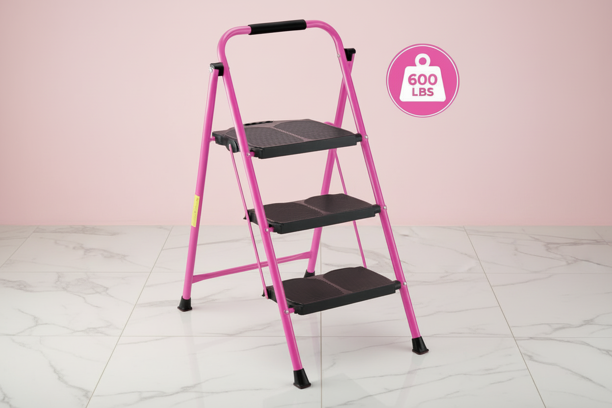 Heavy Duty Three Step Ladder