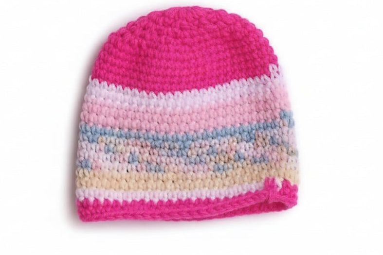 Adorable knitted baby cap