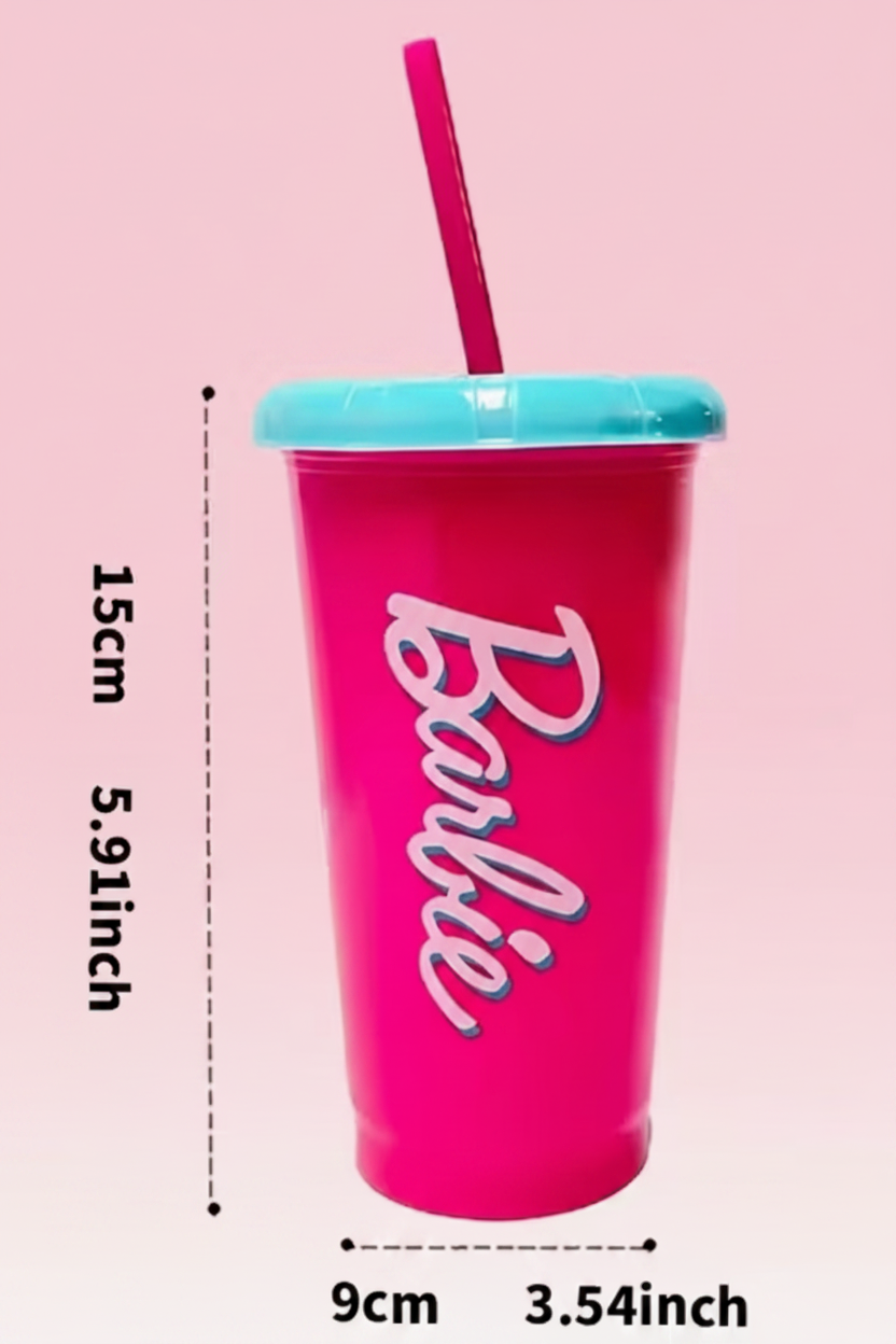 Cute pink Barbie Cup set