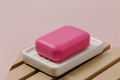 Rose pink bar soap